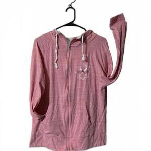 Soft As A Grape Women's Hoodie XL Pink Heathered